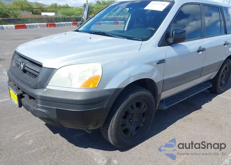 2004 Honda Pilot Lx из США, поврежденный, VIN 2HKYF18154H582903